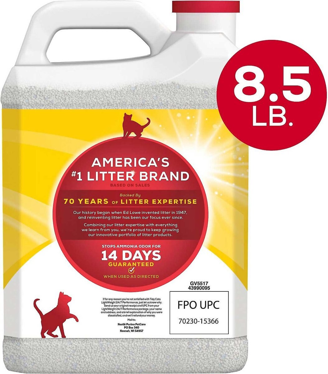 TIDY CATS Lightweight 24/7 Scented Clumping Clay Cat Litter, 8.5lb jug