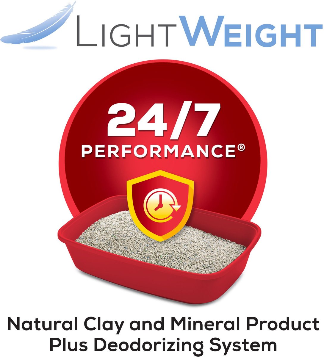 TIDY CATS Lightweight 24/7 Scented Clumping Clay Cat Litter, 8.5lb jug