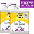 Tidy Cats Lightweight Glade Blossoms Scented Clumping Clay Cat Litter, 8.5-lb jug, case of 2