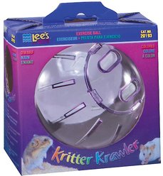 Lee's Aquarium & Pets Kritter Krawler Small Animal Exercise Ball, Color Varies, Mini