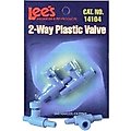 Lee's Aquarium & Pets Two Way Aquarium Plastic Valve, 2 pack