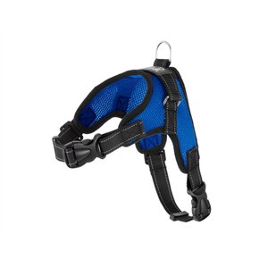 Copatchy No-Pull Reflective Adjustable Dog Harness, Blue, Medium