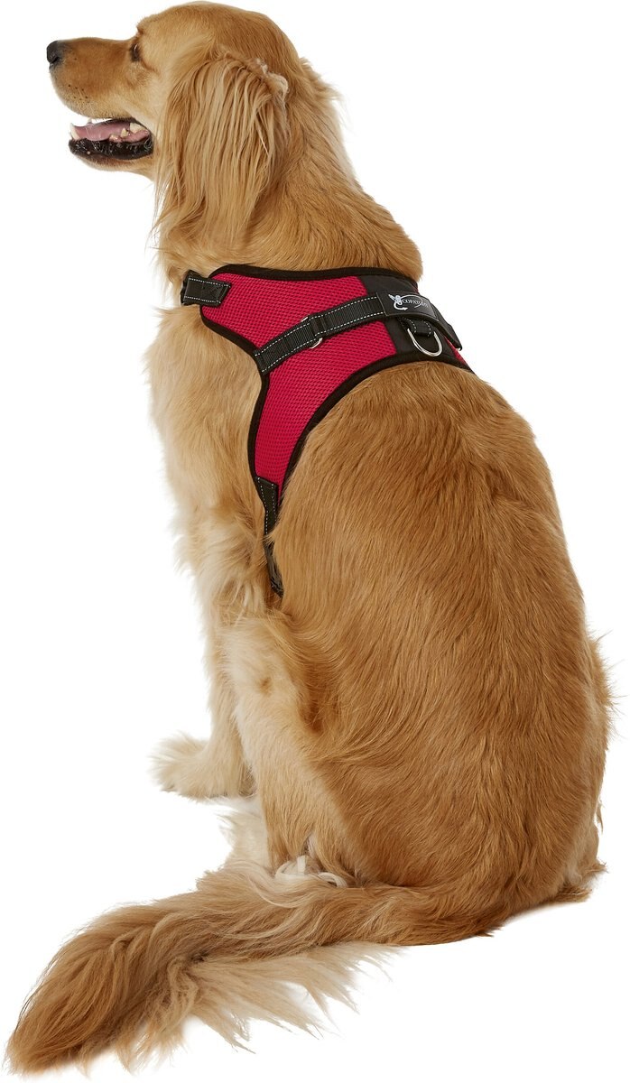 COPATCHY NoPull Reflective Adjustable Dog Harness, Red, XLarge