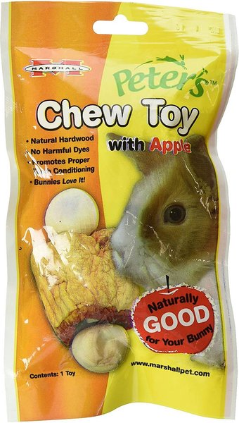 Peter's Chew Toy with Apple Small Animal Toy slide 1 of 3