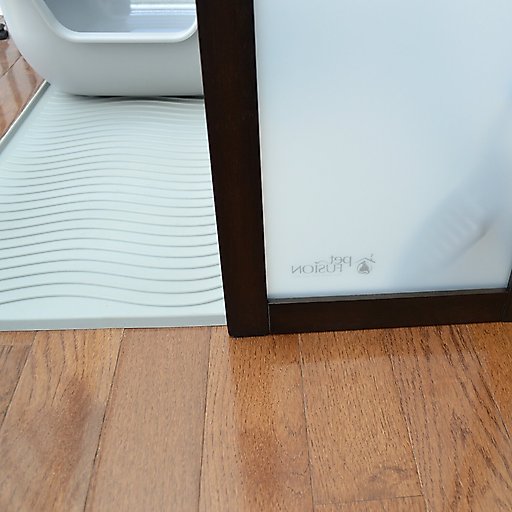 PetFusion Modest Cat Litter Box Privacy Screen, Brown, Large