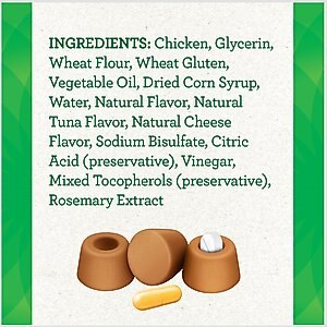 Greenies Pill Pockets Feline Tuna & Cheese Flavor Natural Soft Adult Cat Treats, 45 count