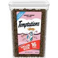 Temptations Classic Shrimpy Shrimp Flavor Soft & Crunchy Cat Treats, 16-oz tub
