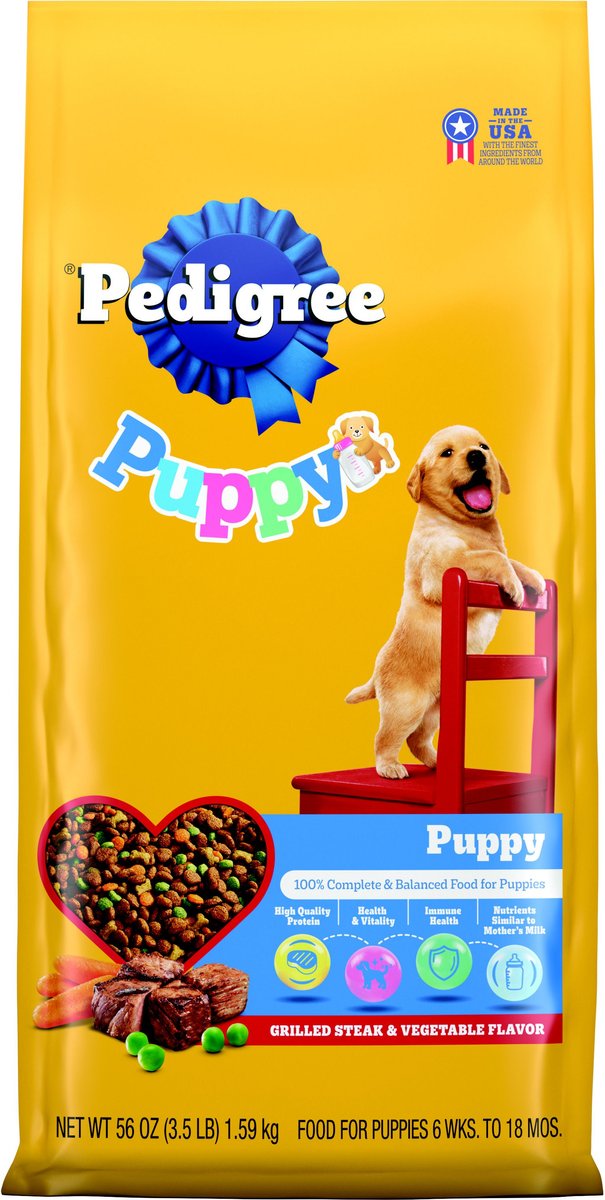 PEDIGREE Puppy Growth Protection Grilled Steak Vegetable