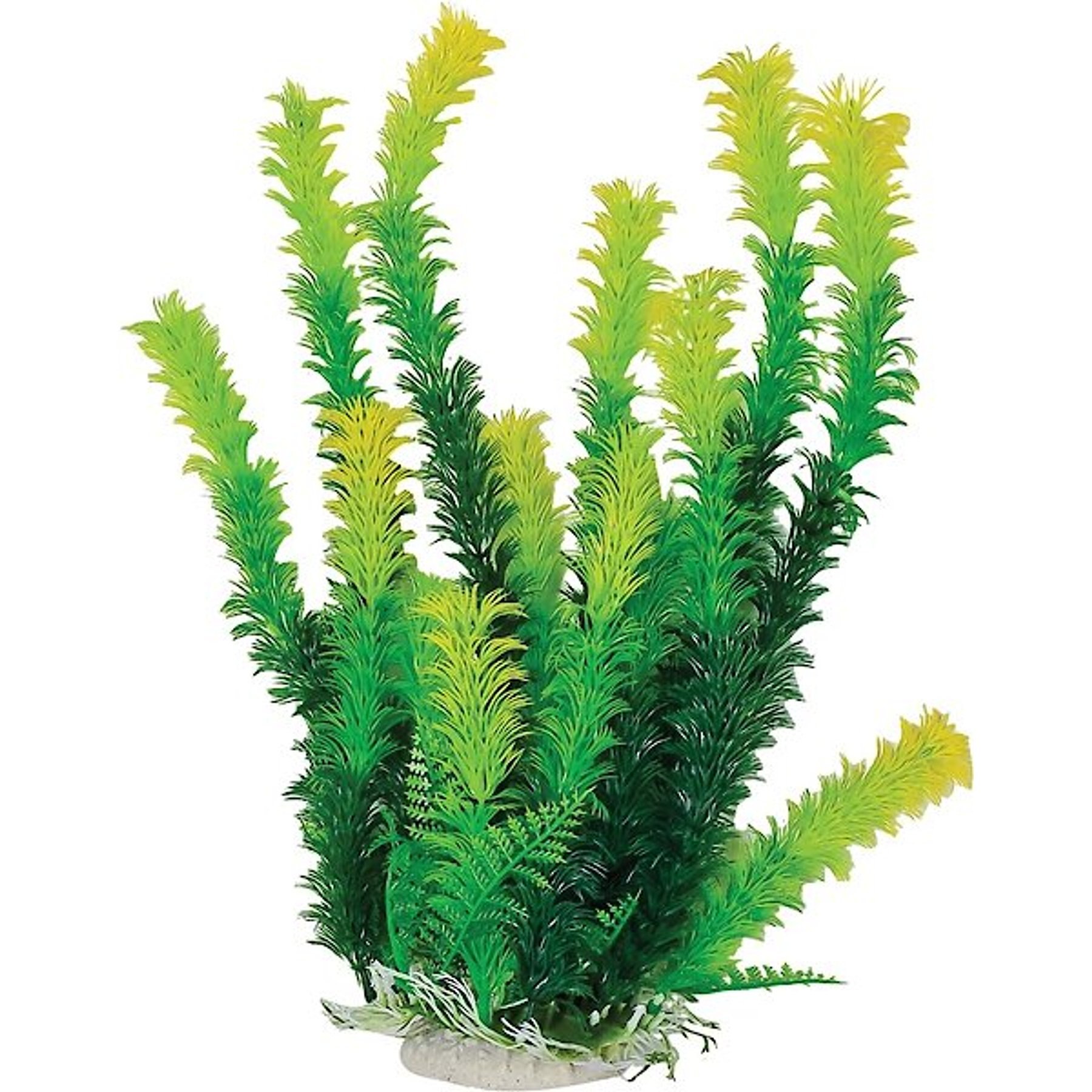 Aquatop Weighted Base Aquarium Plant, 12-in