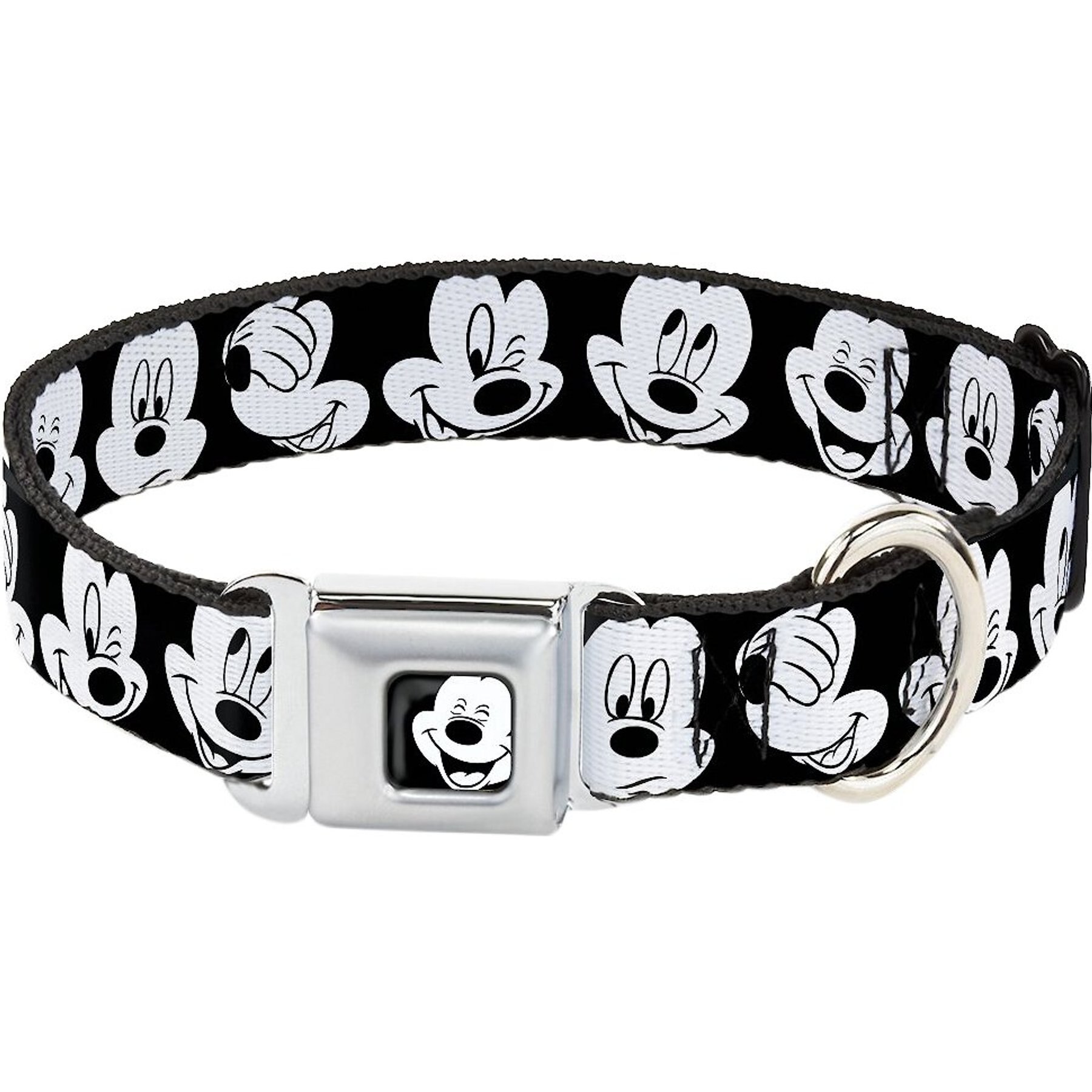 Buckle-Down Mickey Mouse Polyester Dog Collar