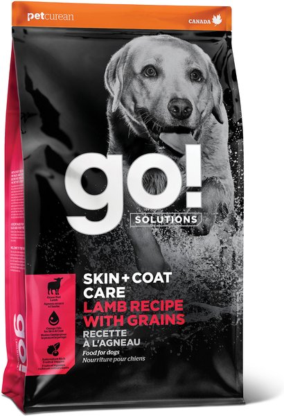 Go! Solutions Skin + Coat Care Lamb Recipe Dry Dog Food, 12-lb bag slide 1 of 9
