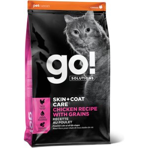 Go! Solutions Skin + Coat Care Chicken Recipe Dry Cat Food, 8-lb bag