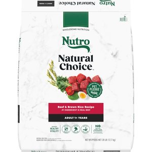 Nutro Natural Choice Adult Beef & Brown Rice Recipe Dry Dog Food, 28-lb bag