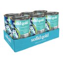 Solid Gold Leaping Waters Chicken & Salmon Recipe with Vegetable Recipe Grain-Free Small & Medium Breed Canned Dog Food, 13.2-oz, case of 6