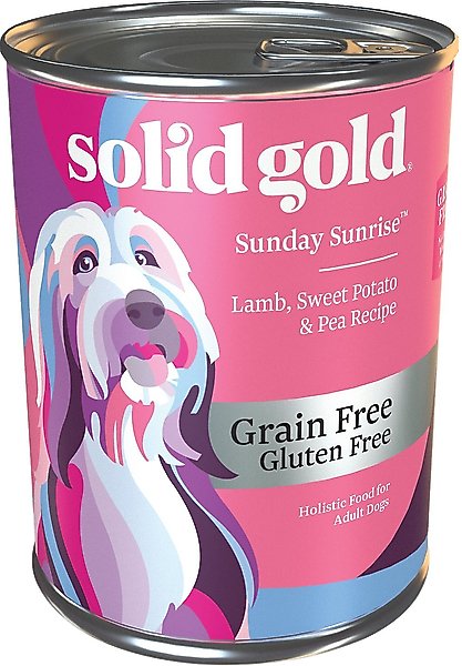Solid Gold Sunday Sunrise Adult Grass Fed Lamb, Sweet Potato and Pea Recipe Dry Dog Food