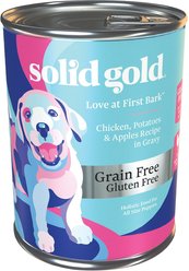 Solid Gold Love At First Bark Chicken, Potatoes & Apples Puppy Recipe Grain-Free Canned Dog Food, 13.2-oz, case of 6 slide 2 of 6