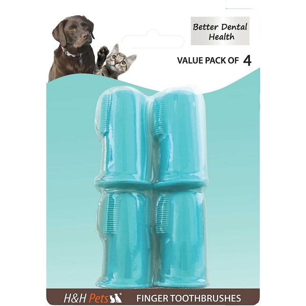 PET REPUBLIQUE Dog & Cat Finger Toothbrush, 3 count