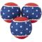 Show in main carousel: Frisco Fetch Squeaking American Flag Tennis Ball Dog Toy, Medium, 3 count slide 1 of 6