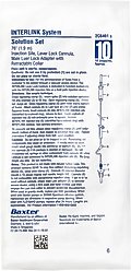 Baxter Interlink System Solution Set with Y Injection 76-in, 10 Drops per mL