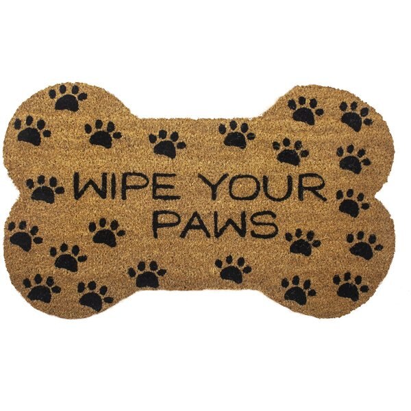 Paws and Bones Indoor Outdoor WaterHog Personalized Pet Mat