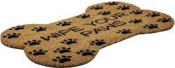 Entryways "Wipe Your Paws" Bone Shape Doormat, 18x30 slide 2 of 3
