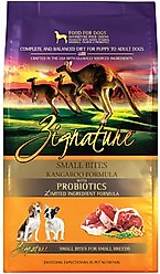 Zignature Kangaroo Formula Small Bites Dry Dog Food, 12.5-lb bag