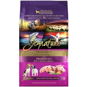 Zignature Zssential Multi-Protein Formula Small Bites Grain-Free Dry Dog Food, 4-lb bag