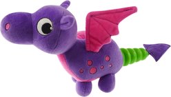 Hush Plush On/Off Squeaker Dragon Plush Dog Toy, Small slide 1 of 4