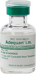 Adequan Equine (polysulfated glycosaminoglycan) Injectable for Horses, 100mg/mL, 5-mL vial slide 2 of 3