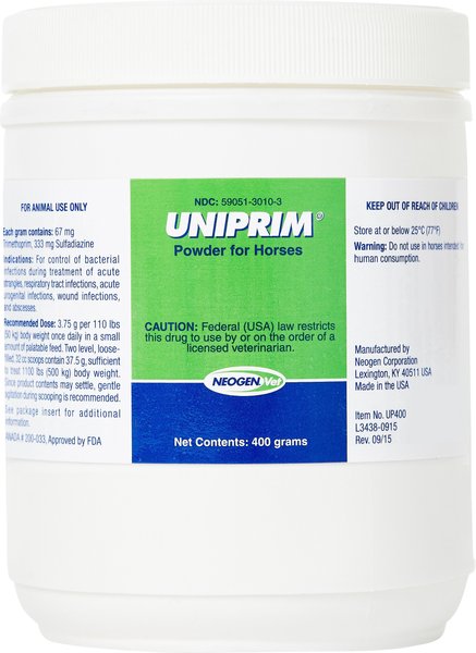 Uniprim Powder for Horses, 400-gm slide 1 of 5