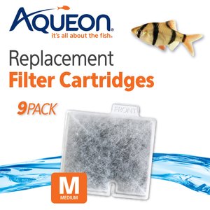 Aqueon QuietFlow Medium Replacement Filter Cartridges, 9 count