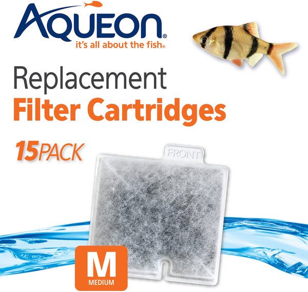 Aqueon QuietFlow Medium Replacement Filter Cartridges, 15 count slide 1 of 8