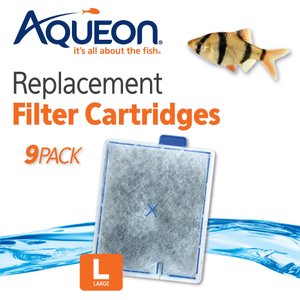 Aqueon QuietFlow Large Replacement Filter Cartridges, 9 count