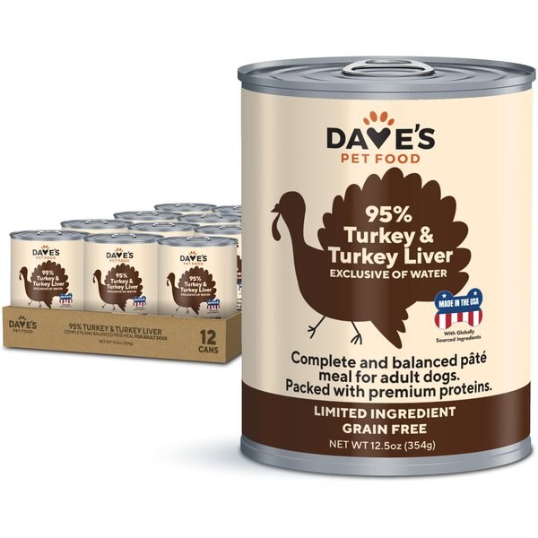 DAVE'S PET FOOD GrainFree Pork & Sweet Potato Entree in Broth Canned