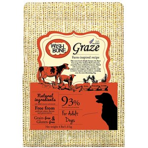 Wishbone Graze Grain-Free Dry Dog Food, 4-lb bag