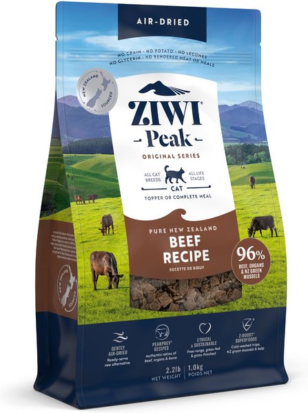 ZIWI Peak Air Dried Beef Recipe Cat Food 2.2 lb bag Chewy