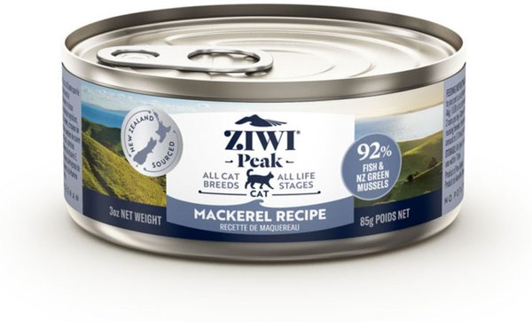 Ziwi Peak Mackerel Recipe Canned Cat Food, 3-oz, case of 24 slide 1 of 8