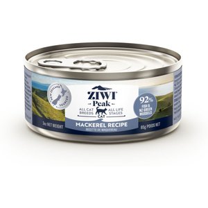 Ziwi Peak Mackerel Recipe Canned Cat Food, 3-oz, case of 24