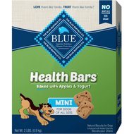 Blue Buffalo Mini Health Bars Baked Apples & Yogurt Dog Treats, 2-lb box