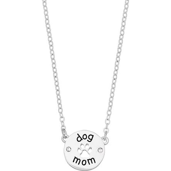 Dog mom hotsell necklace sterling silver