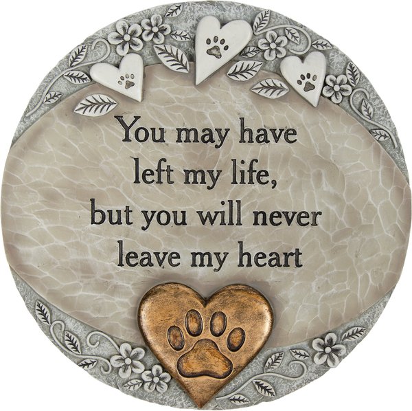 Carson Industries You Will Never Leave My Heart Garden Stone slide 1 of 2