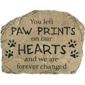 Carson Industries Paw Prints On Our Hearts Sand Stone