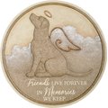 Carson Industries Friends Dog Live Forever Garden Stone