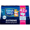 Fresh Step Extreme Odor Control Febreze Scented Clumping Clay Cat Litter, 10.5-lb bag, pack of 4