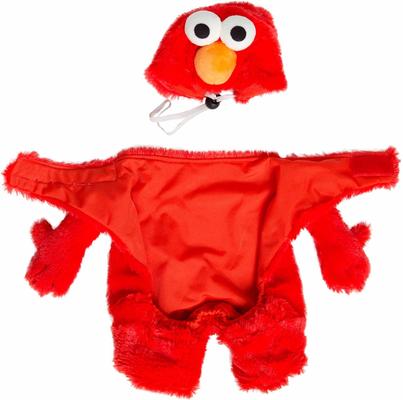 Show full view: Pet Krewe Sesame Street Elmo Dog & Cat Costume, Large slide 5 of 7