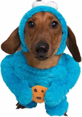 Show full view: Pet Krewe Sesame Street Cookie Monster Dog & Cat Costume, Small slide 5 of 9
