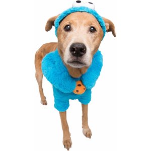 Pet Krewe Sesame Street Cookie Monster Dog & Cat Costume, Large