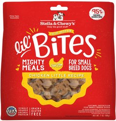 Stella & Chewy's Lil' Bites Chicken Little Recipe Small Breed Freeze-Dried Raw Dog Food, 7-oz bag
