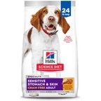 Hill's Science Diet Adult Sensitive Stomach & Sensitive Skin Grain-Free Chicken & Potato Recipe Dry Dog Food, 24-lb bag