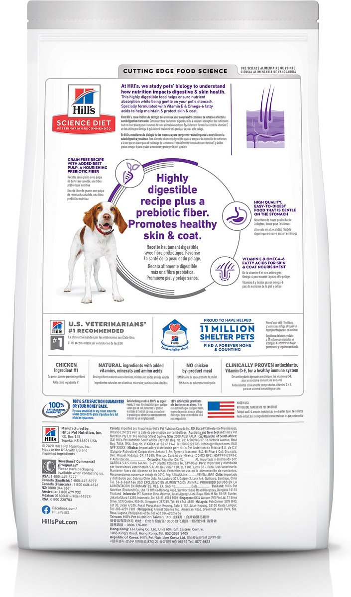 Hill's science diet 2024 dog food ingredients